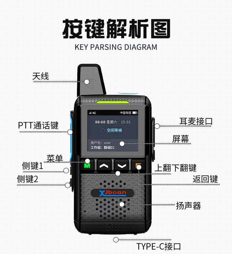 讯劲公网对讲机